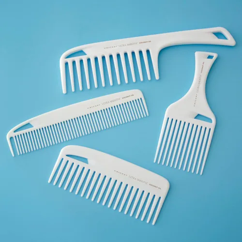 Miniatura 4 de Cricket Peine Ultra Suave de Coco para Cabello - Infundido con Aceite de Coco y Queratina para Brillo y Volumen Sin Encrespamiento, Ideal