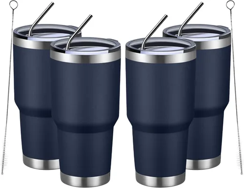 Miniatura 21 de Meway vaso para café de 30 onzas Blanco