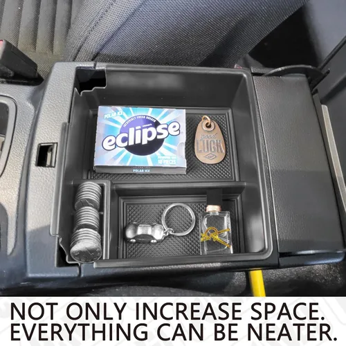 Miniatura 2 de HGWEI Organizador de Consola Central Compatible con Ford Ranger 2019 2020 2021 2022 2023 XL XLT Lariat Accesorios, Caja de Almacenamiento