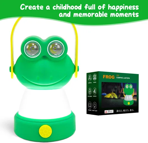 Miniatura 6 de Linterna LED de campamento para niños de 6 años en adelante, luz nocturna alimentada por batería, regalo temático para el día del niño, cumpleaños