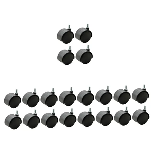 Tofficu Ruedas giratorias para sillas giratorias, ruedas de banco de trabajo, ruedas giratorias para silla de escritorio, ruedas pequeñas, ruedas de