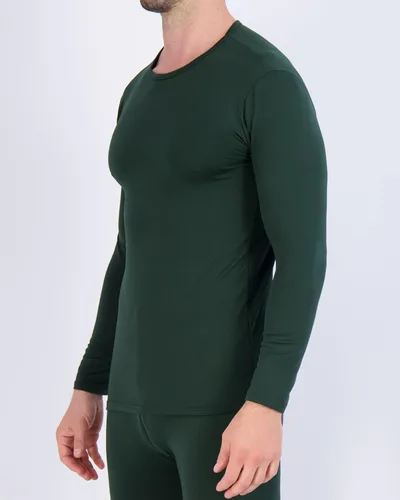 Miniatura 3 de 2 conjuntos térmicos para hombre, ropa interior térmica para hombre, manga larga con forro polar para hombre