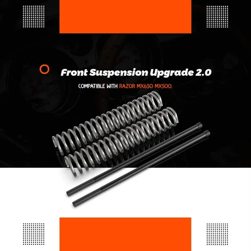 Miniatura 2 de Mejora de suspensión delantera 2.0, compatible con Razor MX650 MX500.