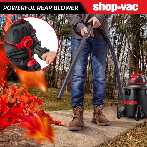 Miniatura 6 de Shop-Vac 5922805 Aspiradora húmeda/seca, 8 galones, 4.5 HP pico, manguera de 1.25 pulgadas de diámetro x 7 pies, cable de 6 pies, ideal para obra