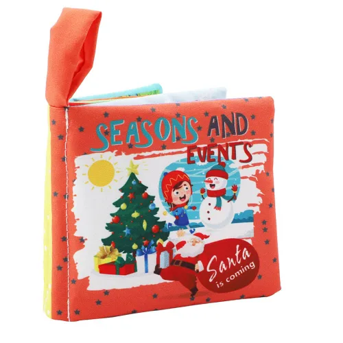 Miniatura 6 de Libros para bebés, regalos de juguetes para bebés, libros arrugados de tela para bebés, bebés de 0-3-6-12-18 meses, juguetes de aprendizaje temprano