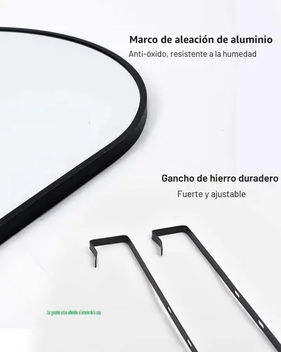 Miniatura 3 de KOMCOTE - Espejo de cuerpo completo de 48x14 pulgadas - Espejo colgante sobre la puerta para dormitorio, sala de estar, armario - Espejo de suelo
