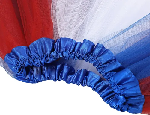 Miniatura 96 de Century Star Tutú de 4 capas para niñas pequeñas, faldas de ballet de tul para baile de princesa, esponjoso, para fiestas de cumpleaños de 2 a 8 años