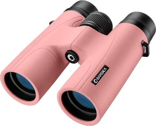 Barska Crush - Prismáticos 10x42, diseño ligero, compacto y a prueba de golpes en colores brillantes para senderismo, viajes, conciertos, deportes,