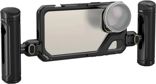 Miniatura 9 de SmallRig para iPhone 15 Pro Max Jaula para teléfono con adaptador de filtro de 67mm, diseño de liberación rápida mejorado para videografía/grabación