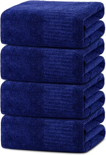 Miniatura 19 de SEISSO Toallas de baño, extra absorbentes y de secado rápido, toallas de fibra ligera, toalla de baño grande y suave de primera calidad