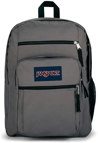 JanSport Mochila para portátil - Bolsa para computadora con 2 compartimentos, tirantes ergonómicos, funda para portátil de 15 pulgadas, asa de Gris