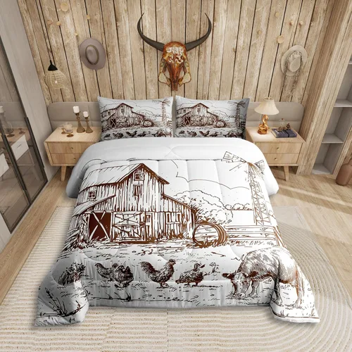 Miniatura 40 de Erosebridal Juego de edredón de béisbol tamaño completo, ropa de cama de juego deportivo, jugador de béisbol, inserto de edredón para niños