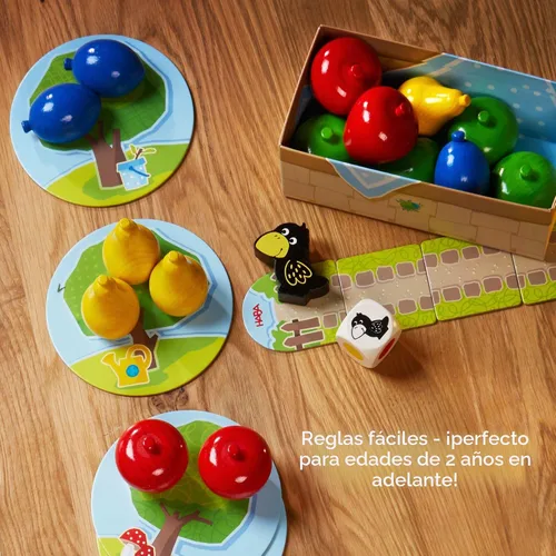 Miniatura 4 de HABA, mis primeros juegos: primer juego cooperativo de huerto, celebrando 30 años (fabricado en Alemania)