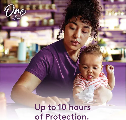Miniatura 6 de One by Poise - Almohadillas femeninas con alas (período 2 en 1 y almohadilla para fugas de vejiga para mujeres), absorción regular y pesada
