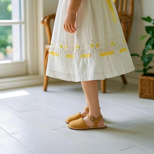 Miniatura 232 de THEE BRON Sandalias cómodas para niñas, zapatos para niños, sandalias rellenas