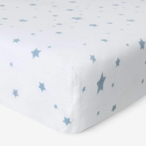 Miniatura 8 de Newton Baby Sábana bajera ajustable para cuna (paquete de 2), ultra transpirable y suave, algodón orgánico, se adapta a todas las cunas estándar