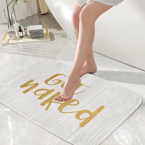 Miniatura 8 de Divertidas alfombras de baño de terciopelo coral con mandíbulas náuticas subacuáticas con diseño de tiburón y playa, antideslizantes, juego de Azul