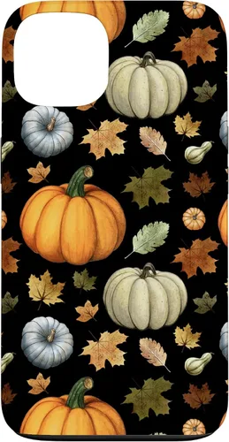 Miniatura 7 de iPhone 16 Falling Leaves Autumn and Pumpkin Happy Fall Case