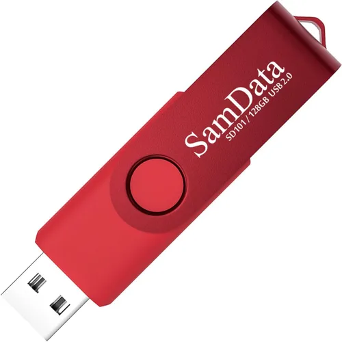 Miniatura 17 de SamData Paquete de 2 unidades flash USB de 8 GB, unidades de memoria USB de 8 GB con luz LED para almacenamiento y copia de seguridad