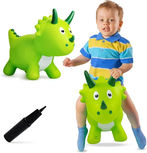 Miniatura 7 de VangeBow Caballo Saltarín para Niños de 1 a 3 años, Juguetes Inflables de Animales Saltarines para Niñas y Niños de 1, 2, 3, 4, 5 años, Juguetes