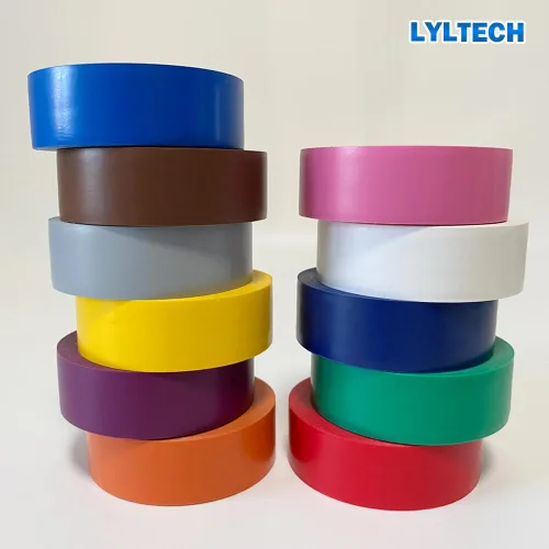 Miniatura 6 de LYLTECH Cinta eléctrica mate arcoíris paquete de 11 colores, impermeable, fuerte adhesivo, duradero, fácil de envolver, 3/4 pulgadas por 30 pies