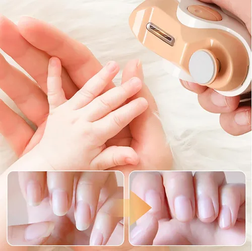 Miniatura 6 de Cortaúñas eléctrico, kit de lima de uñas eléctrico inalámbrico recargable por USB 2 en 1, cortaúñas automático, 2 velocidades, juego profesional