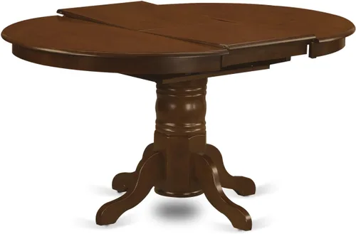 Miniatura 5 de East West Furniture KEVA7-ESP-W - Juego de comedor de 7 piezas compuesto por una mesa de comedor ovalada con hojas de mariposa y 6 sillas de asiento