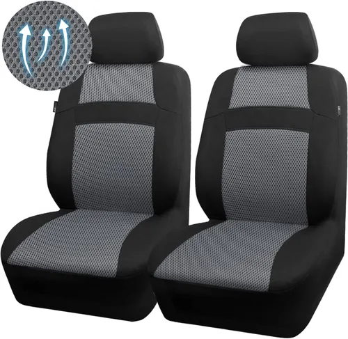 Miniatura 8 de CAR PASS Fundas de Asiento de Automóvil de Malla de Aire Solo para Asientos Delanteros, Fundas de Asiento Universales para Automóvil que se Ajustan