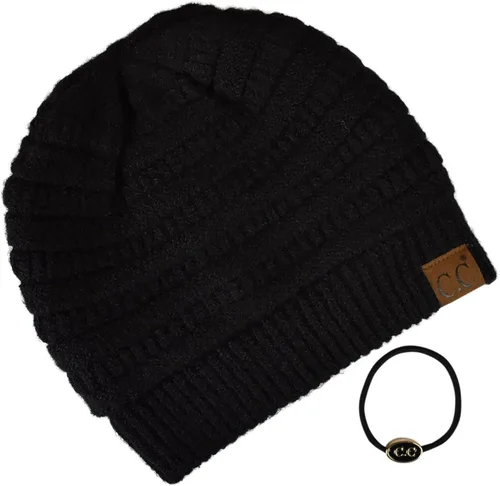 Miniatura 520 de C.C Trendy Warm Chunky Soft Stretch Cable Knit Beanie
