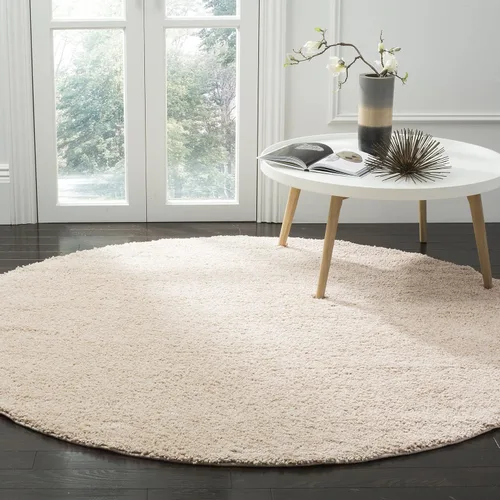 Miniatura 42 de SAFAVIEH Arizona Shag Collection ASG820A - Alfombra de pasillo, 2 pies 3 pulgadas x 6 pies, color crema, diseño sólido, no desprende pelusa y fácil