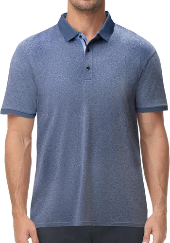 Miniatura 68 de V VALANCH Polo de golf de manga corta para hombre, estilo casual, con cuello que absorbe la humedad
