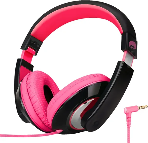 Miniatura 14 de RockPapa Comfort Audífonos para la escuela, ligeros, para niños, niñas, adolescentes, con cable de 3.5 mm para reproductor de CD y DVD, tablet, Negro