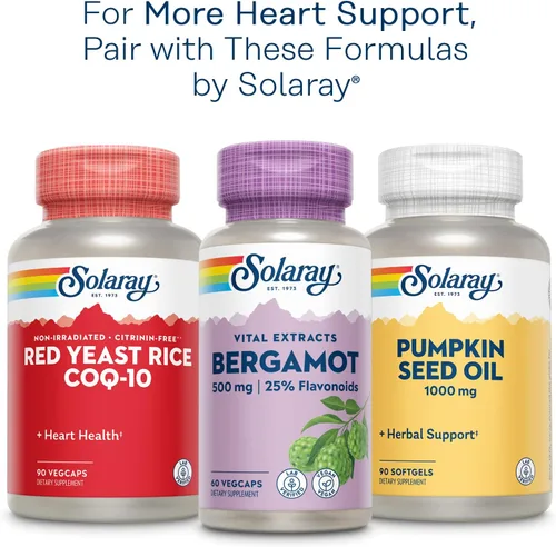 Miniatura 5 de SOLARAY Extracto de semilla de brócoli activado 350 mg, glucosinolatos de sulforafano al 10% para apoyo antioxidante, salud cardíaca y apoyo