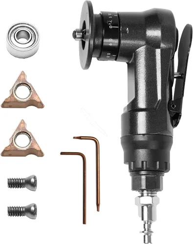 Miniatura 6 de Juego de insertos de ángulo redondo de aleación de tungsteno para máquinas de biselado, ideal para biselar desbarbado en acero y otros metales