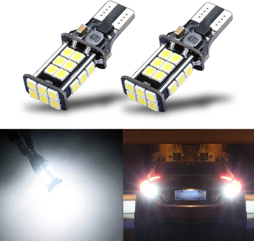 iBrightstar Bombillas LED Extremadamente Brillantes con Chipsets 3030 921 T15 912 W16W Sin Errores Para Luces de Marcha Atrás de Respaldo, Luces de