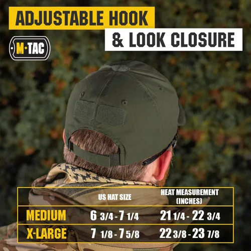 Miniatura 5 de M-Tac Sombrero de operador, gorra de béisbol táctica, sombrero de parche de estilo militar para hombres y mujeres