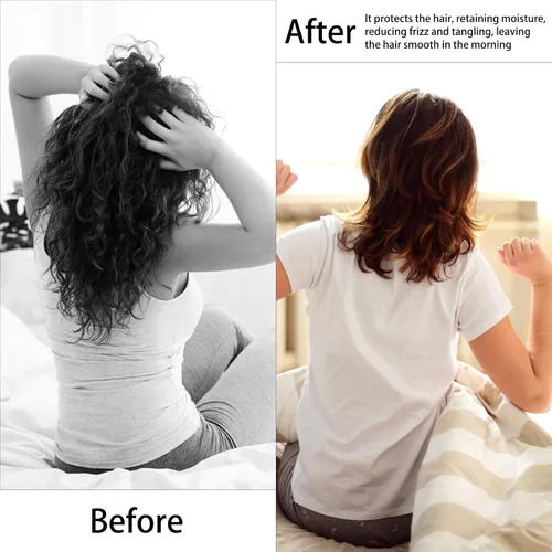 Miniatura 4 de Capó de satén de seda capó capó para dormir capó de satén para cabello natural capo para mujeres capó de seda para cabello natural (champán)