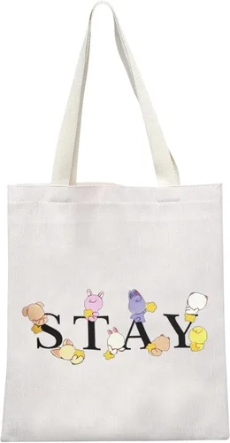 Miniatura 7 de MEIKIUP Bolsa de maquillaje Stay Fandom, regalo de grupo de música coreana, para fanáticos de la música coreana, bolsa de maquillaje, bolsa de Bolsa