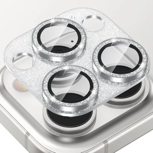 Miniatura 10 de Tensea Protector de lente de cámara para iPhone 16 Pro/iPhone 16 Pro Max/iPhone 15 Pro/iPhone 15 Pro Max, cubierta de vidrio templado de aleación