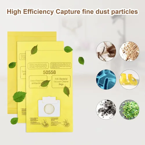 Miniatura 5 de Paquete de 10 bolsas de vacío 50403 compatibles con Kenmore Canister tipo C/Q 5055, 50555, 50557, 50558 y tipo C-5, C-18, 53292, 200 Series, 400