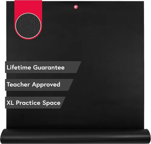 Miniatura 22 de Manduka PRO - Tapete de yoga premium de 0.236 pulgadas de grosor, respetuoso con el medio ambiente, agarre de alto rendimiento, acolchado, Negro