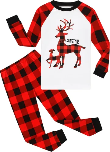 Miniatura 85 de Demifill Conjunto de pijamas de Halloween para niños y niñas, pijamas de Navidad, ropa de dormir para niños y niñas