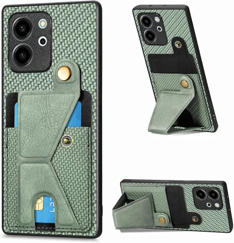 Miniatura 15 de Funda para Xiaomi Poco M5s 4G, Funda para Redmi Note 10 4G / Note 10S 4G / Note 11 SE (India) Funda de cuero PU ranuras para tarjetas Soporte