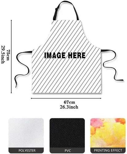 Miniatura 5 de Dreaweet Delantal de cocina unisex con cuello ajustable de Navidad