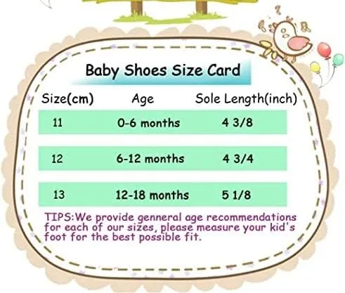 Miniatura 6 de Baby Girls Shoes Mary Jane Flats Shoes Anti-Slip Soft Rubber Sole Toddler First Walkers Princess Dress Shoes