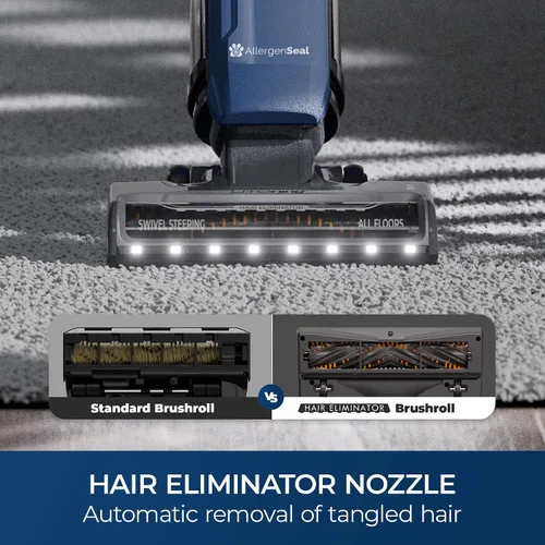Miniatura 3 de Kenmore CU5001 Litening - Aspiradora vertical inalámbrica con boquilla elevadora y eliminadora de cabello, motor sin escobillas, filtro HEPA