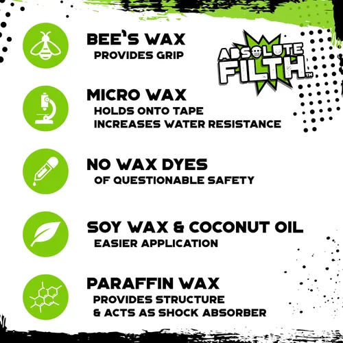 Miniatura 8 de Absolute Filth - Cera de hockey - Cera de palo de hockey prémium para un máximo agarre y protección