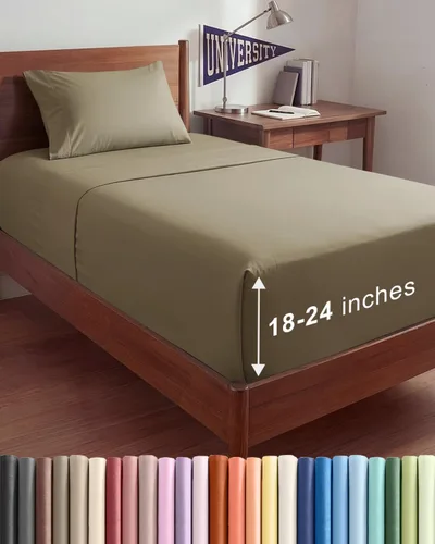 Miniatura 97 de Sábanas King divididas con bolsillos extra profundos, sábanas transpirables y refrescantes de 5 piezas, sábanas de lujo para hotel, suaves, sin 22