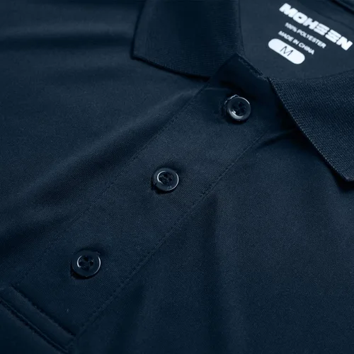 Miniatura 3 de Corna Polo de golf de manga corta para hombre, absorbe la humedad, suave y ajuste regular