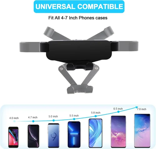 Miniatura 5 de Daeiclru Soporte de teléfono para automóvil compatible con Chevrolet Corvette C8 2020-2025, soporte para teléfono móvil para pantalla de navegación